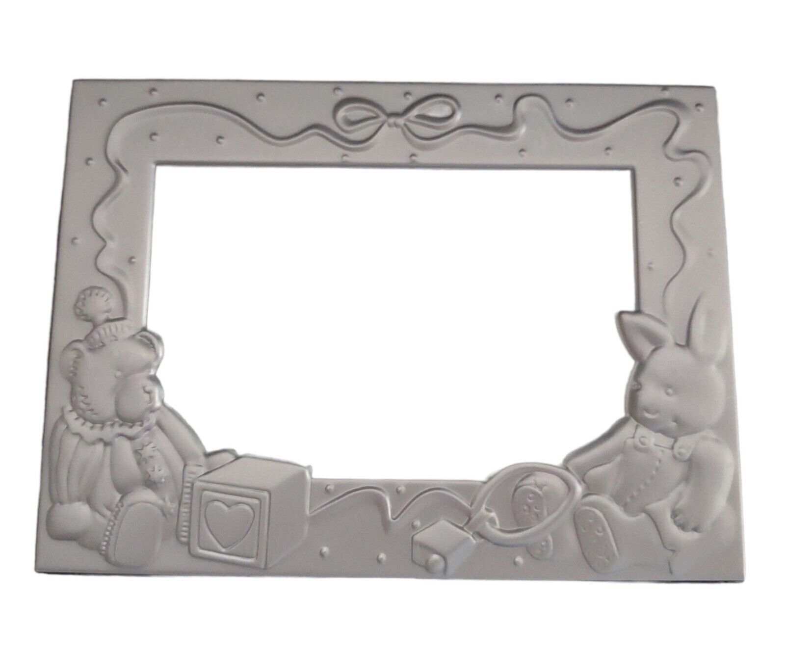 Pewter Baby Picture Frame, Hold 4x6 Picture
